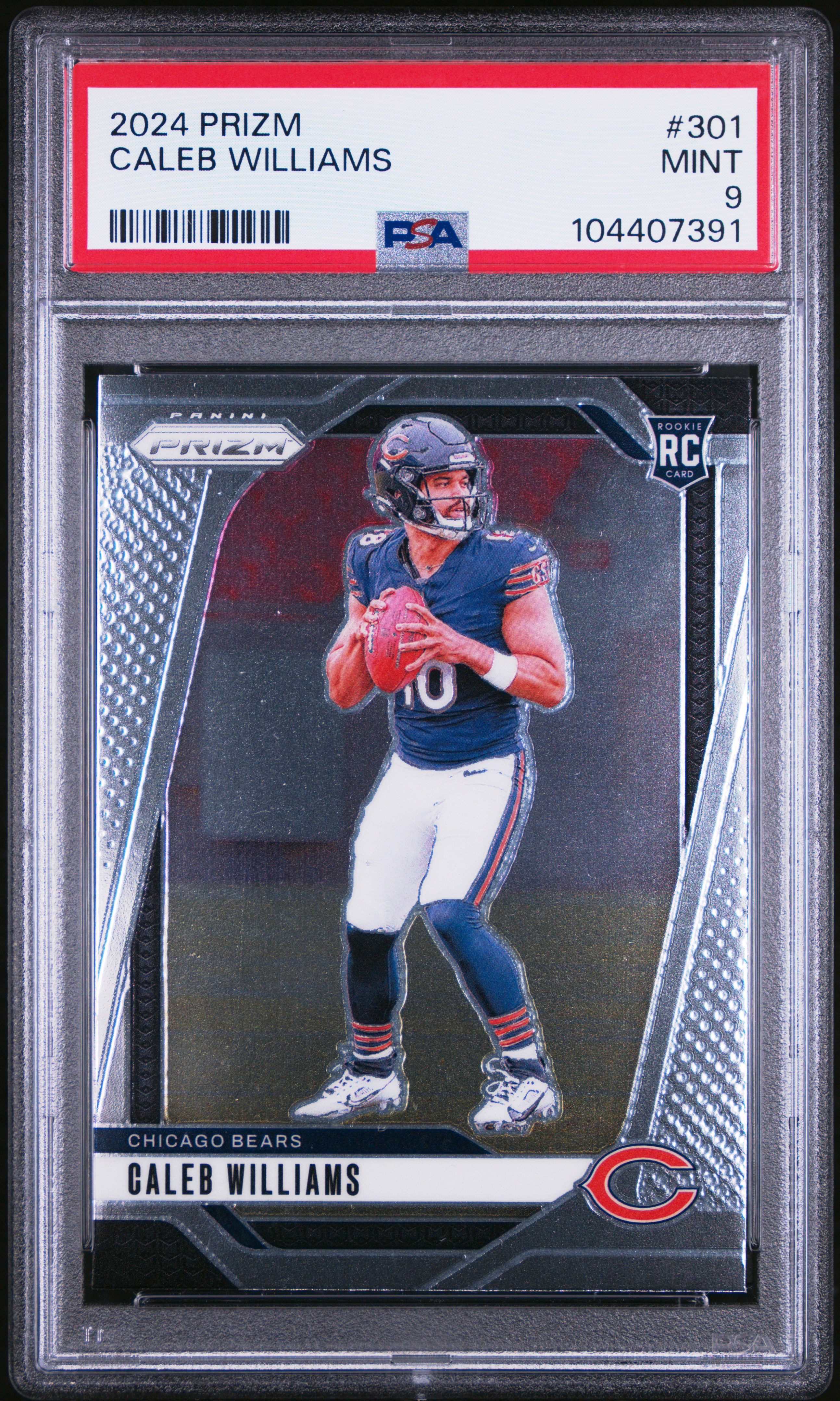 2024 Panini Prizm Caleb Williams #301 Mint 9 front