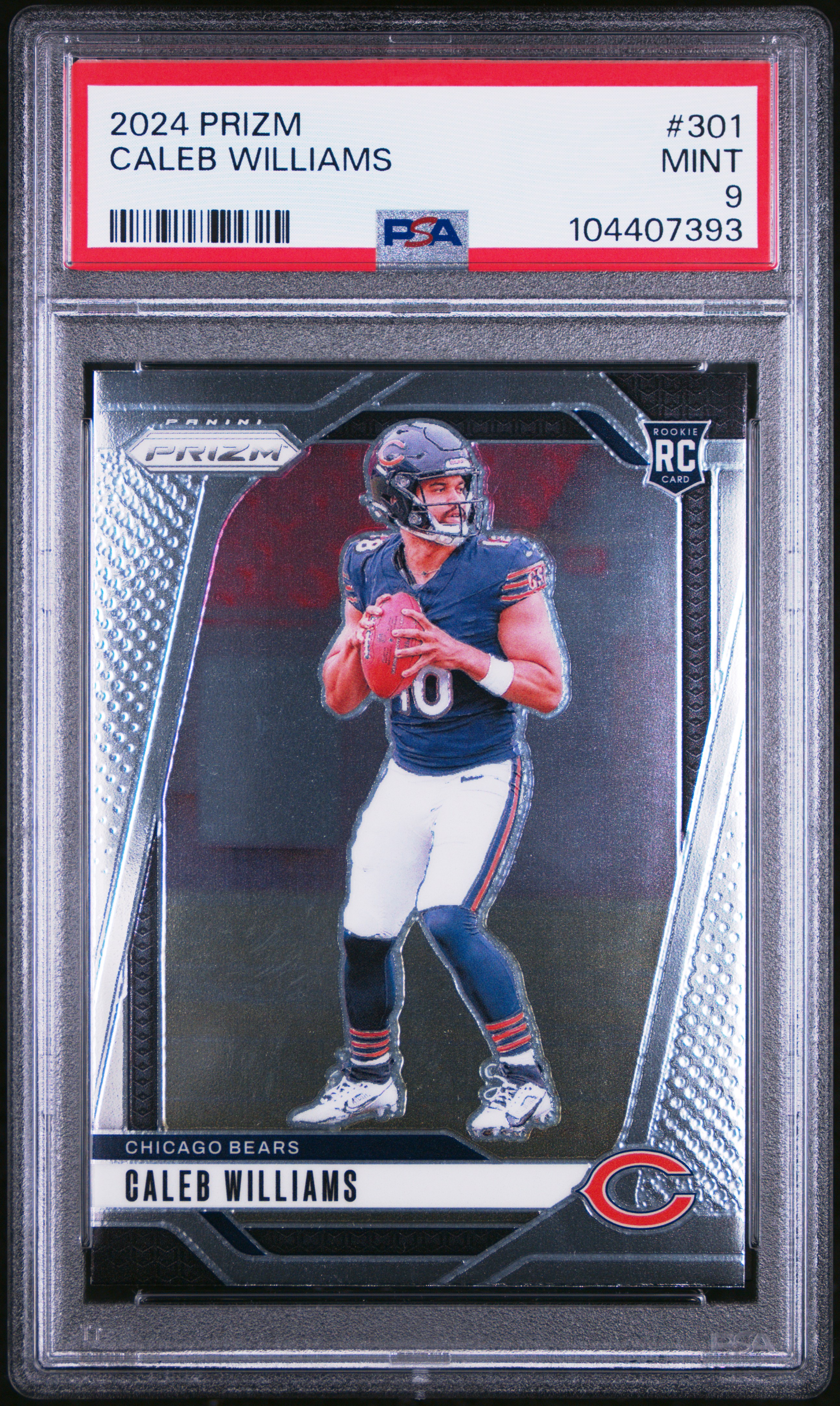 2024 Panini Prizm Caleb Williams #301 Mint 9 front