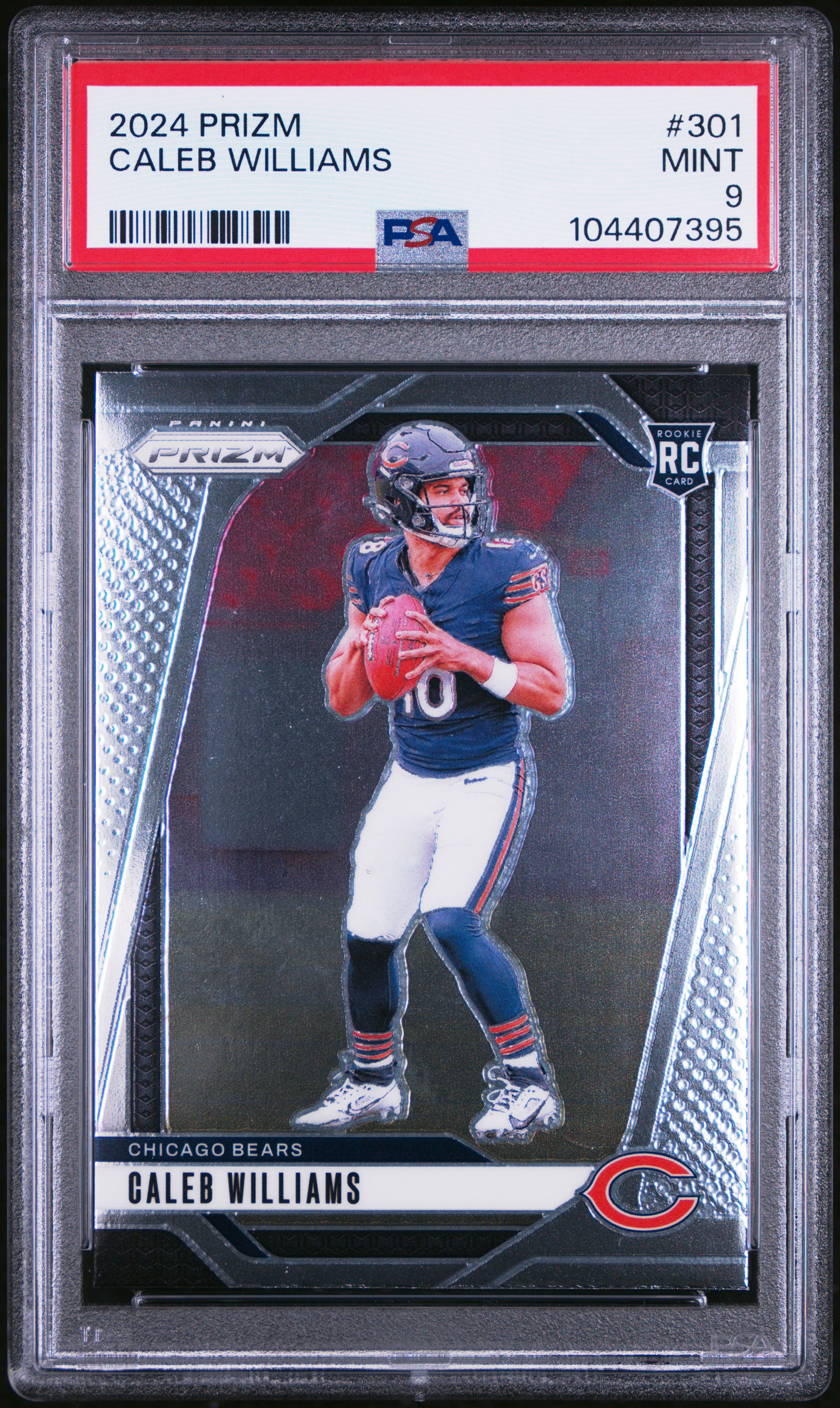 2024 Panini Prizm Caleb Williams #301 Mint 9 front