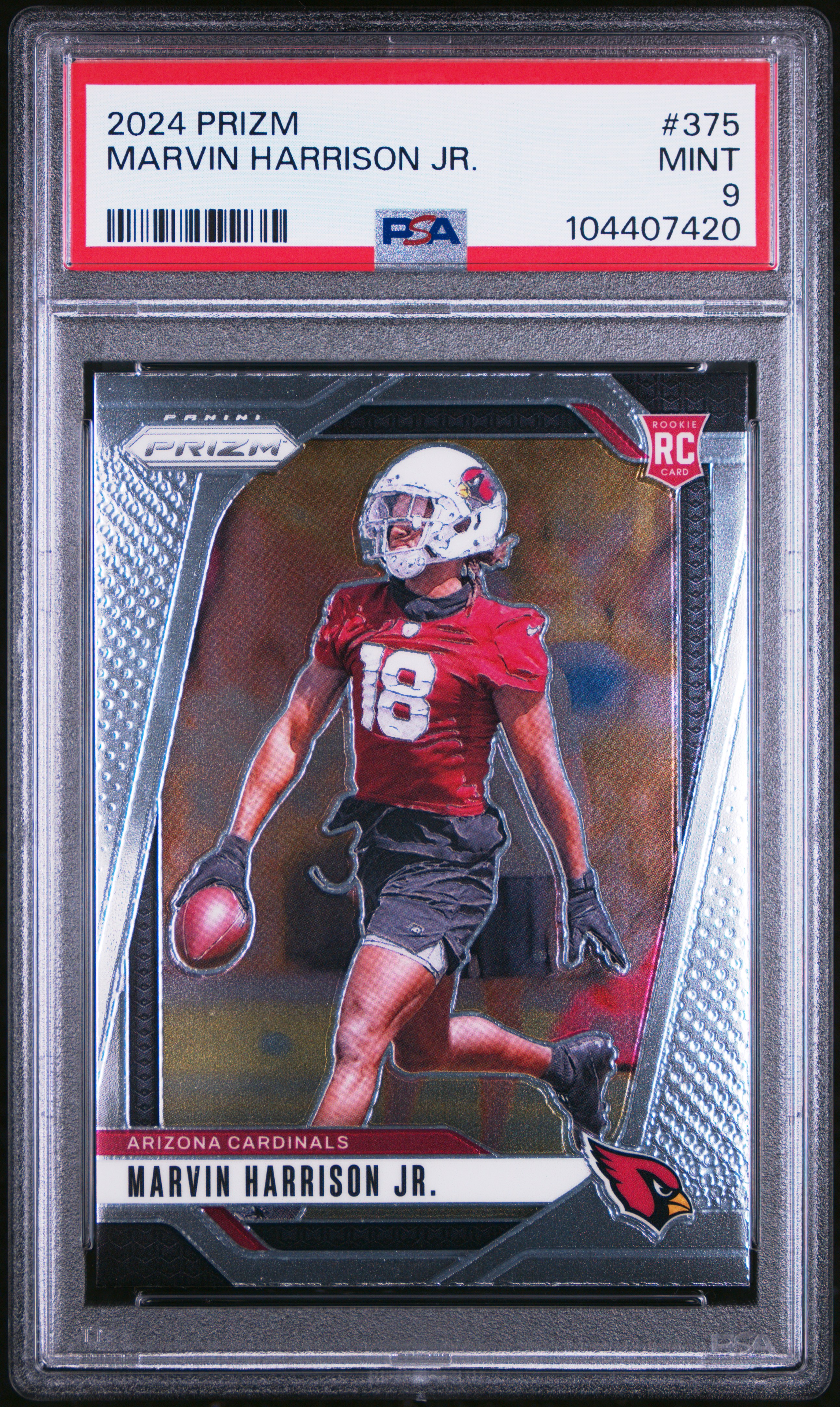 2024 Panini Prizm Marvin Harrison Jr. #375 Mint 9 front