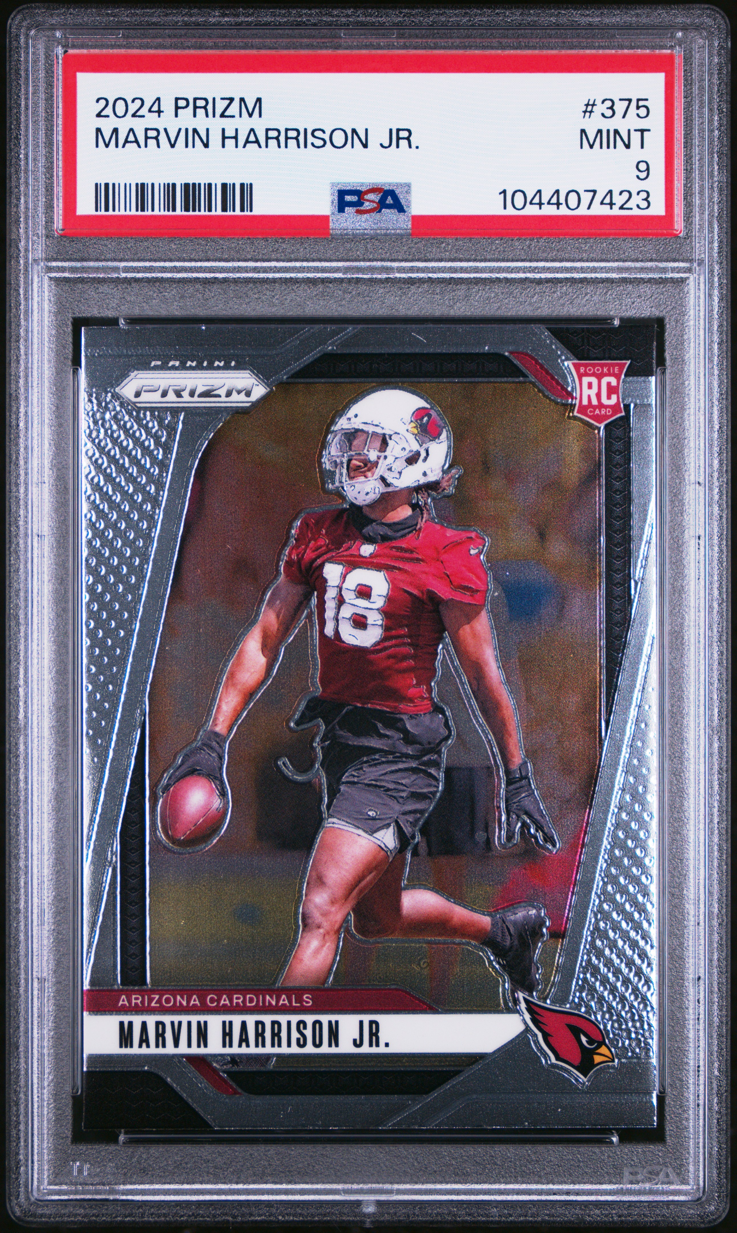 2024 Panini Prizm Marvin Harrison Jr. #375 Mint 9 front