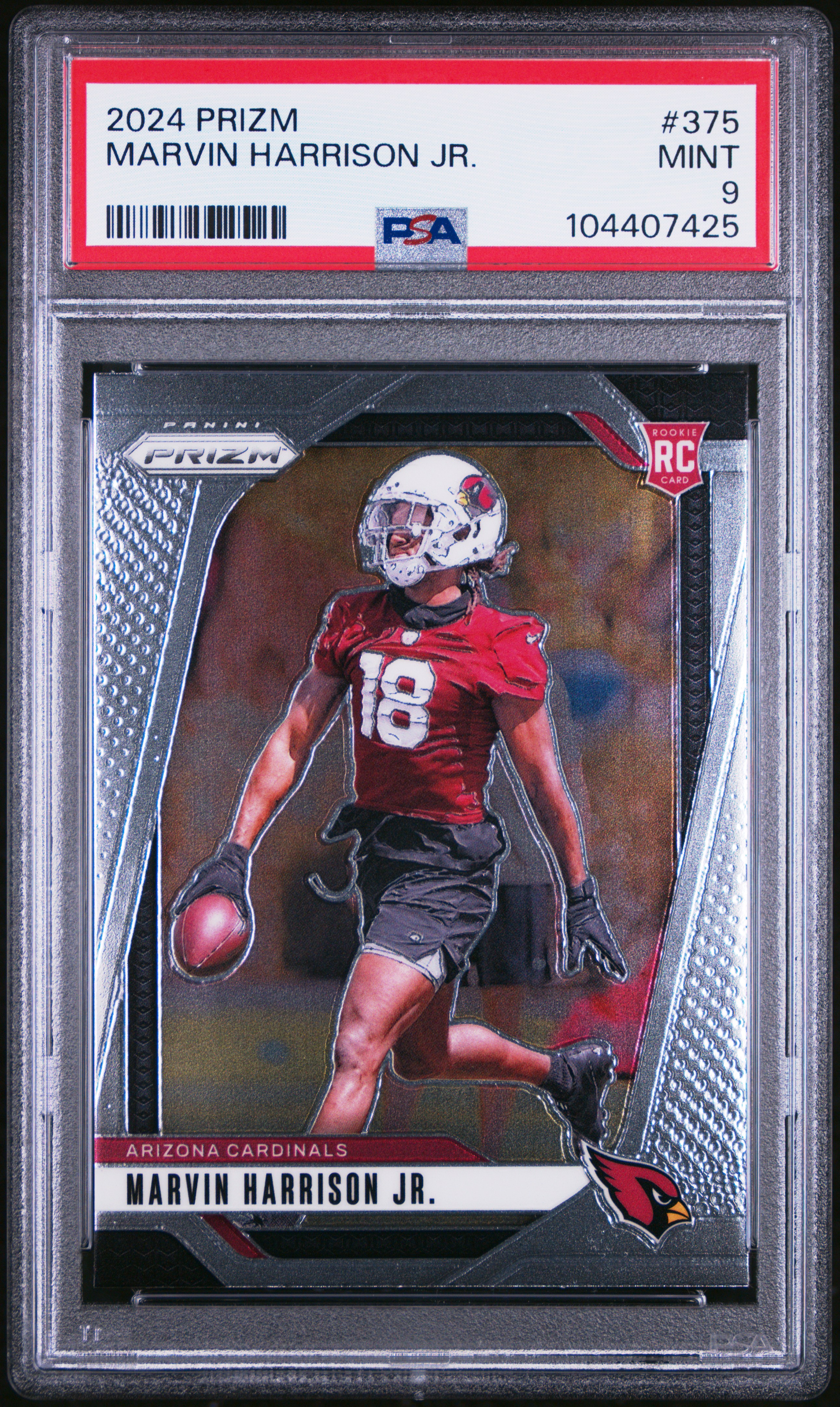 2024 Panini Prizm Marvin Harrison Jr. #375 Mint 9 front