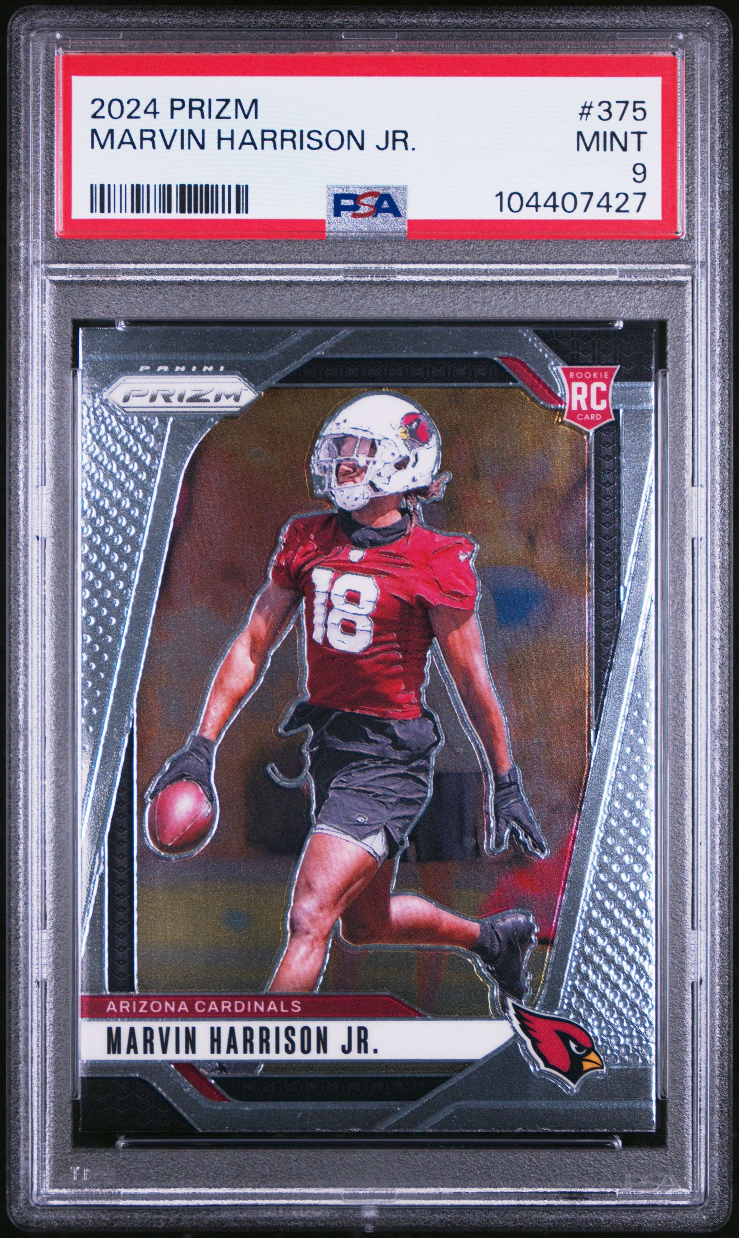 2024 Panini Prizm Marvin Harrison Jr. #375 Mint 9 front