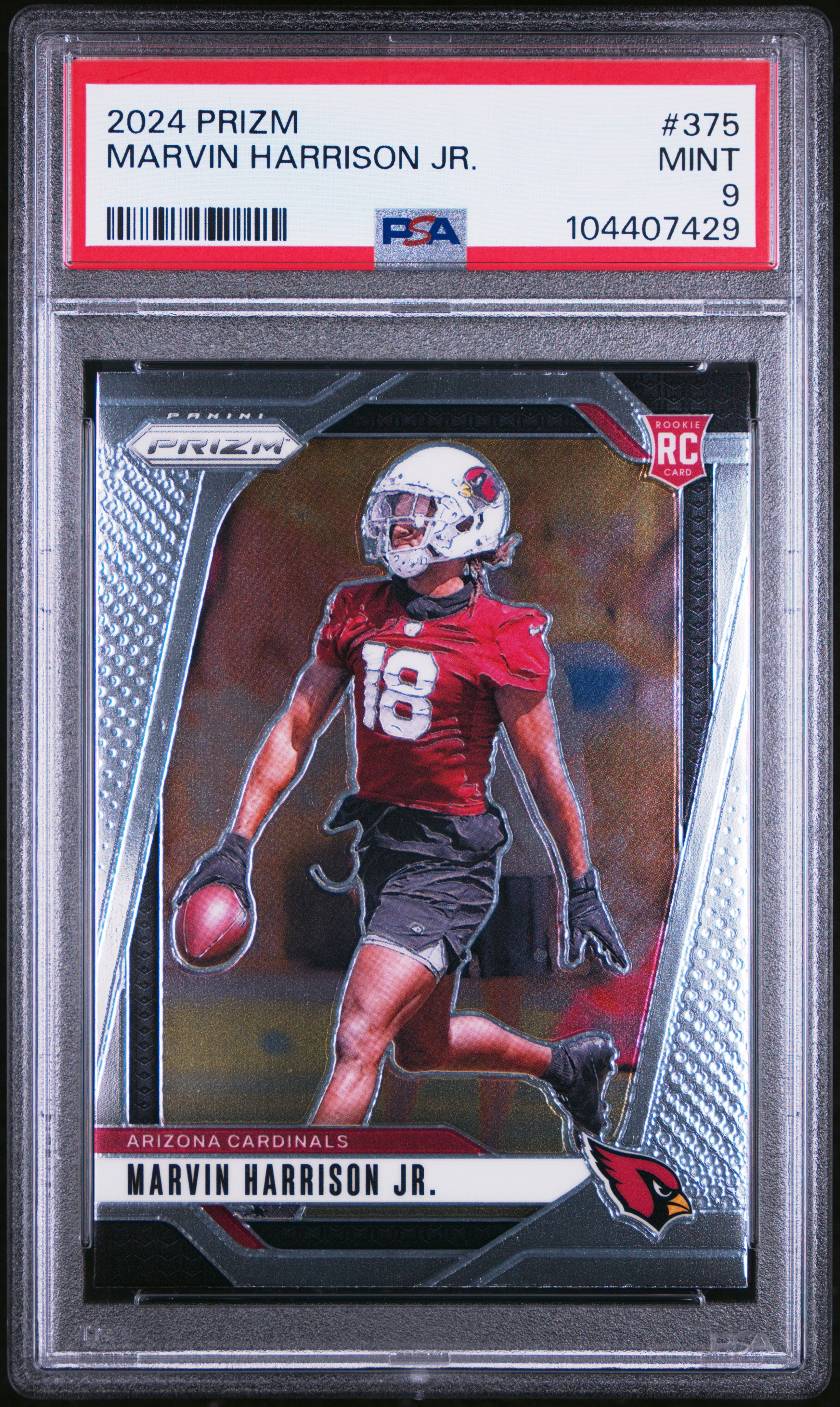 2024 Panini Prizm Marvin Harrison Jr. #375 Mint 9 front