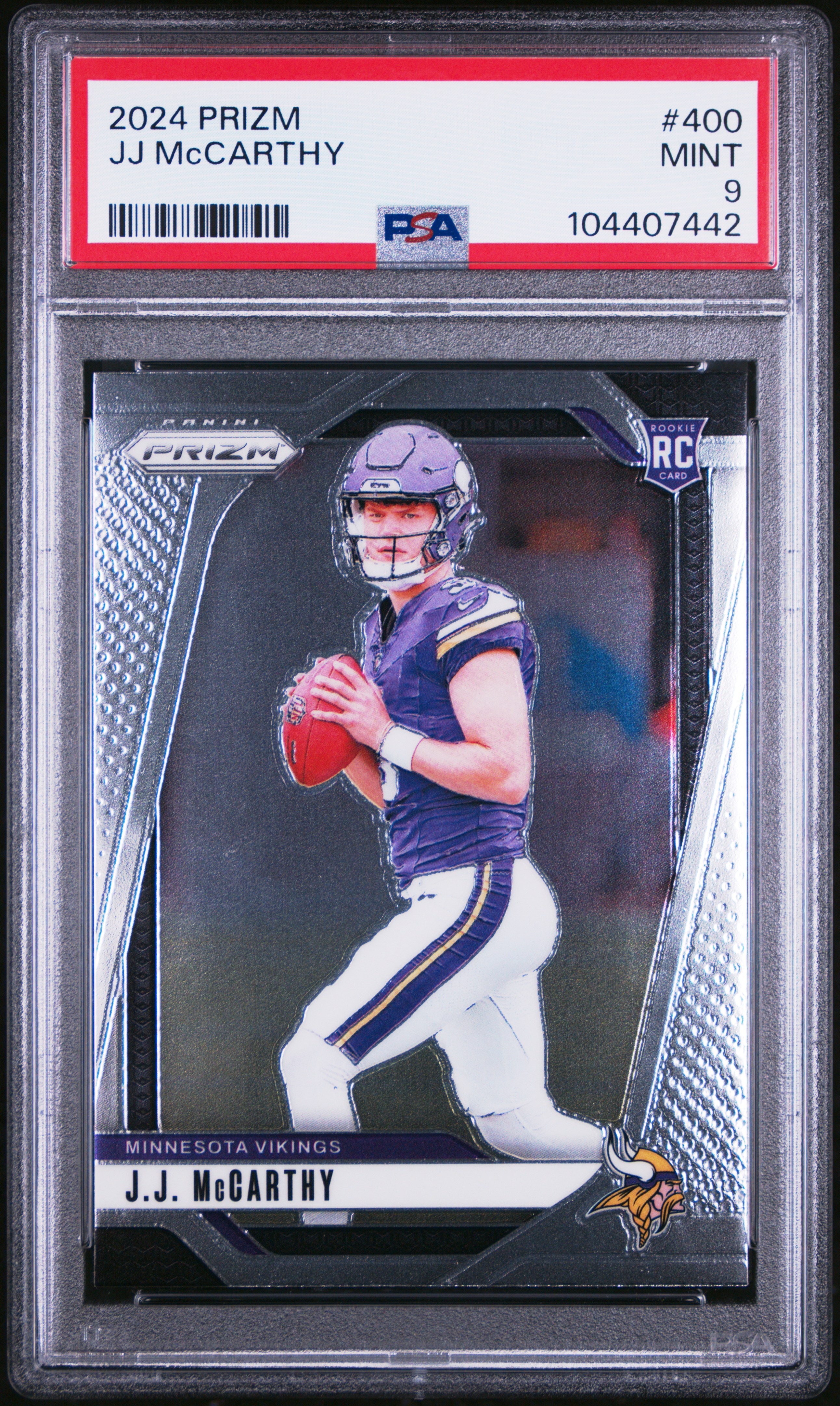 2024 Panini Prizm Jj Mccarthy #400 Mint 9 front