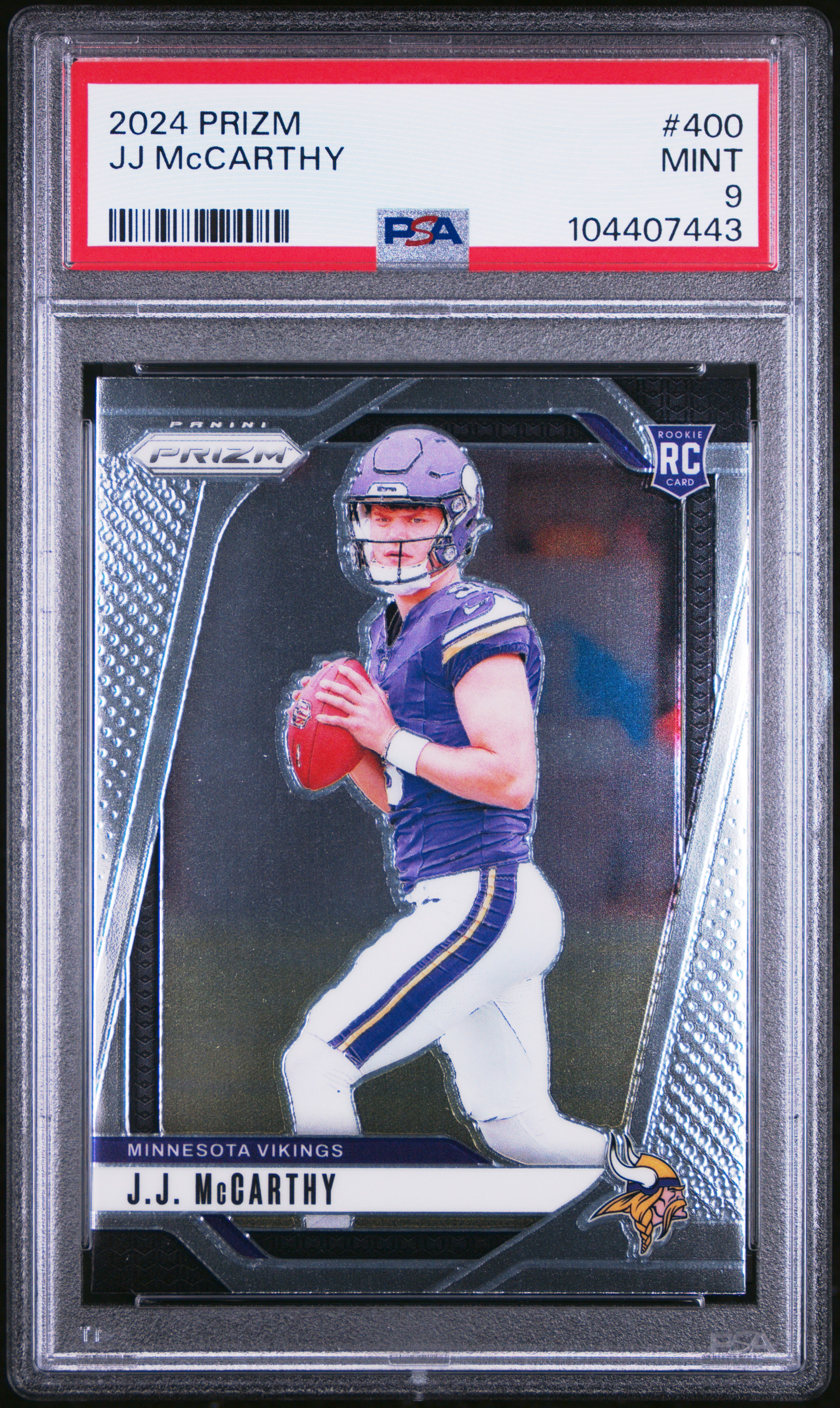 2024 Panini Prizm Jj Mccarthy #400 Mint 9 front