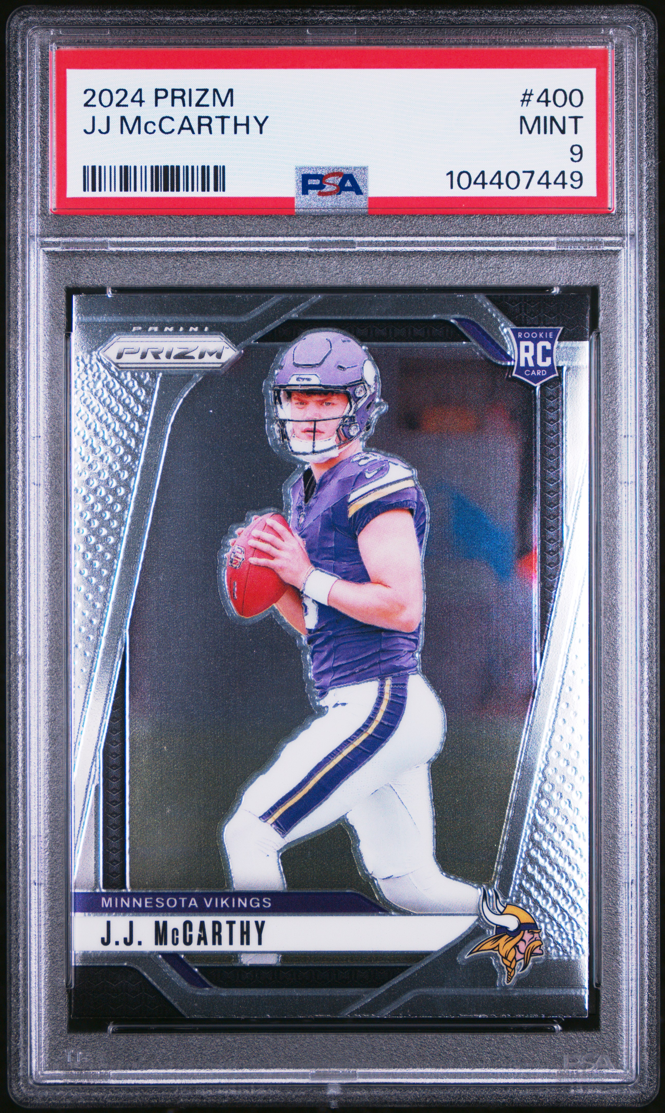 2024 Panini Prizm Jj Mccarthy #400 Mint 9 front