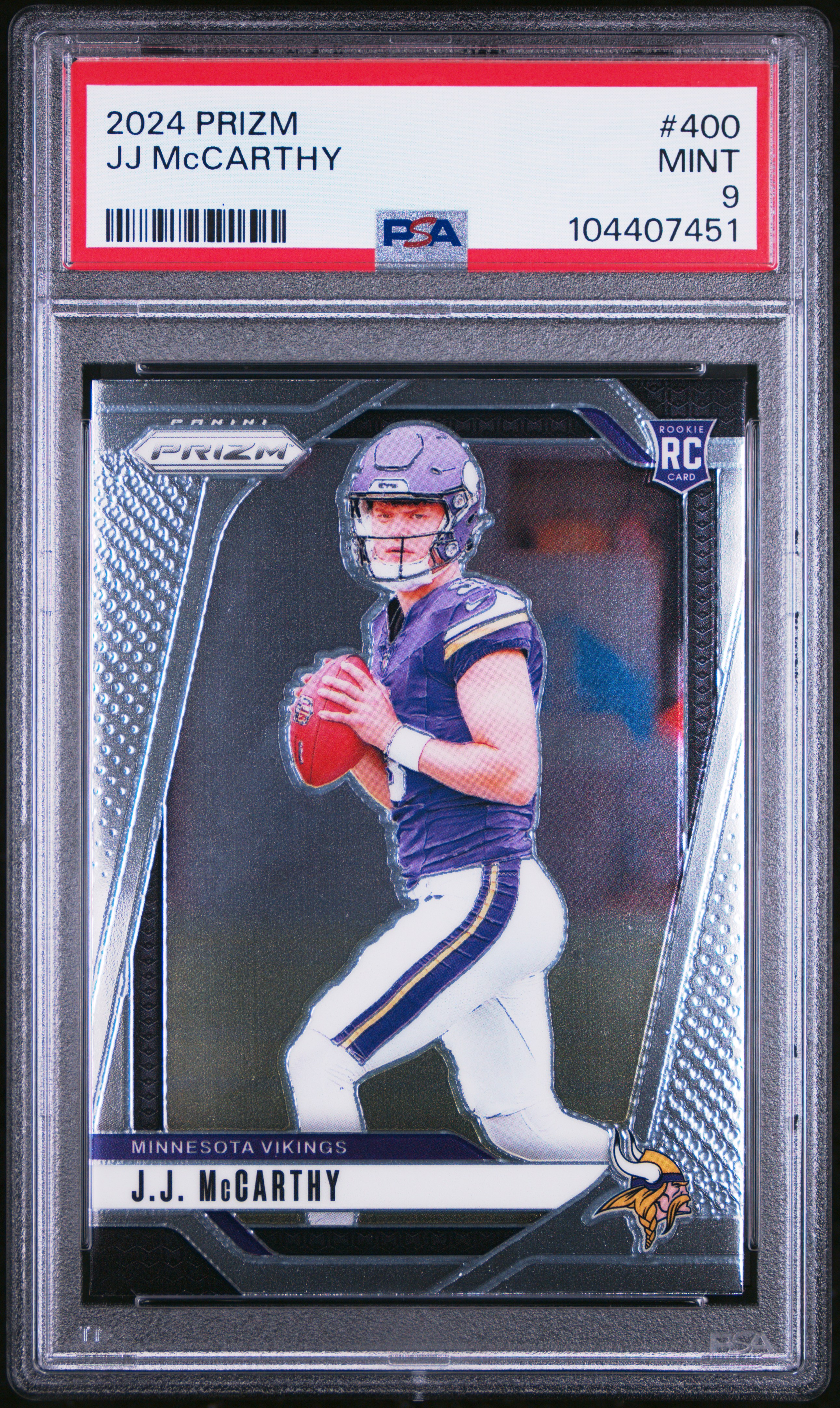 2024 Panini Prizm Jj Mccarthy #400 Mint 9 front