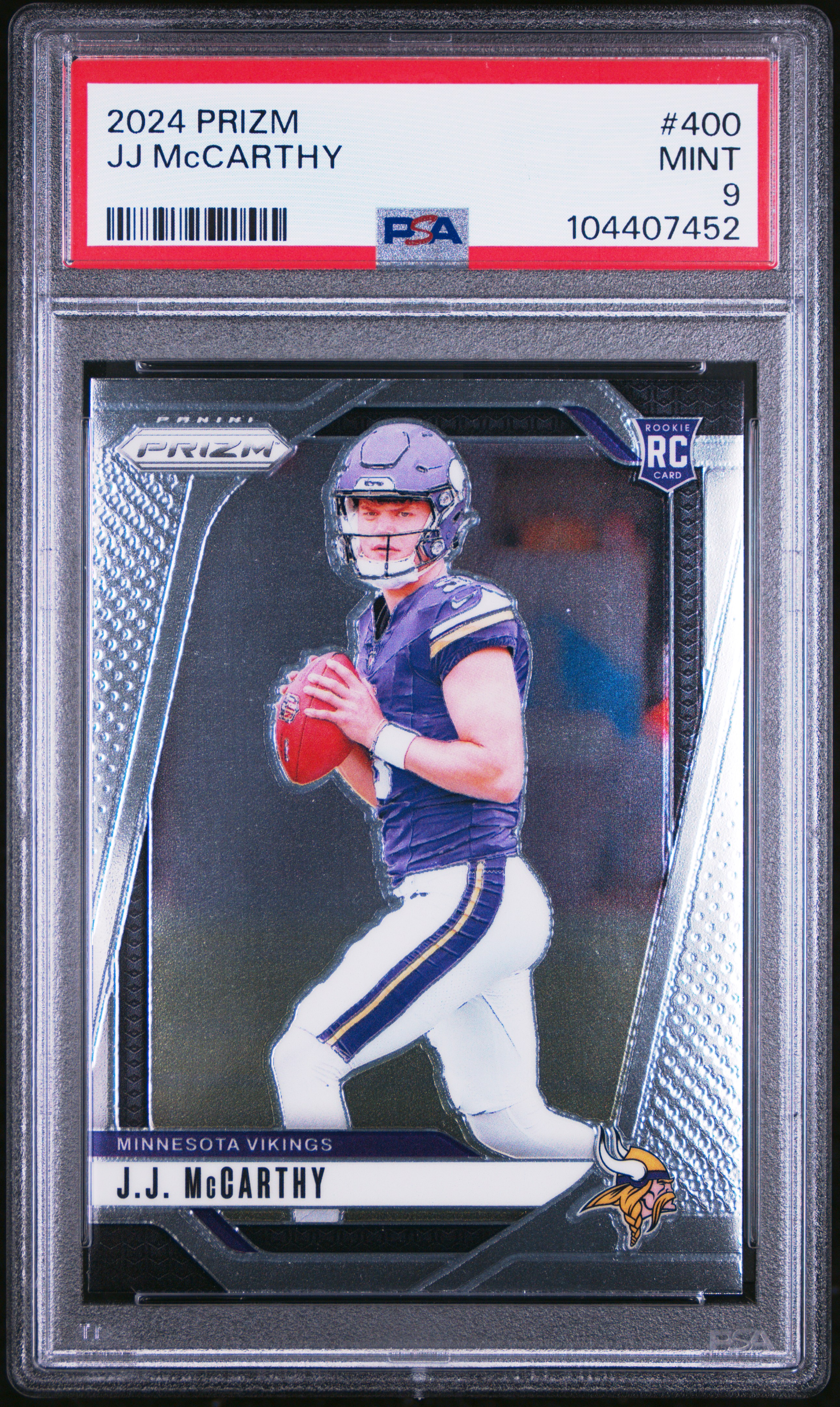 2024 Panini Prizm Jj Mccarthy #400 Mint 9 front