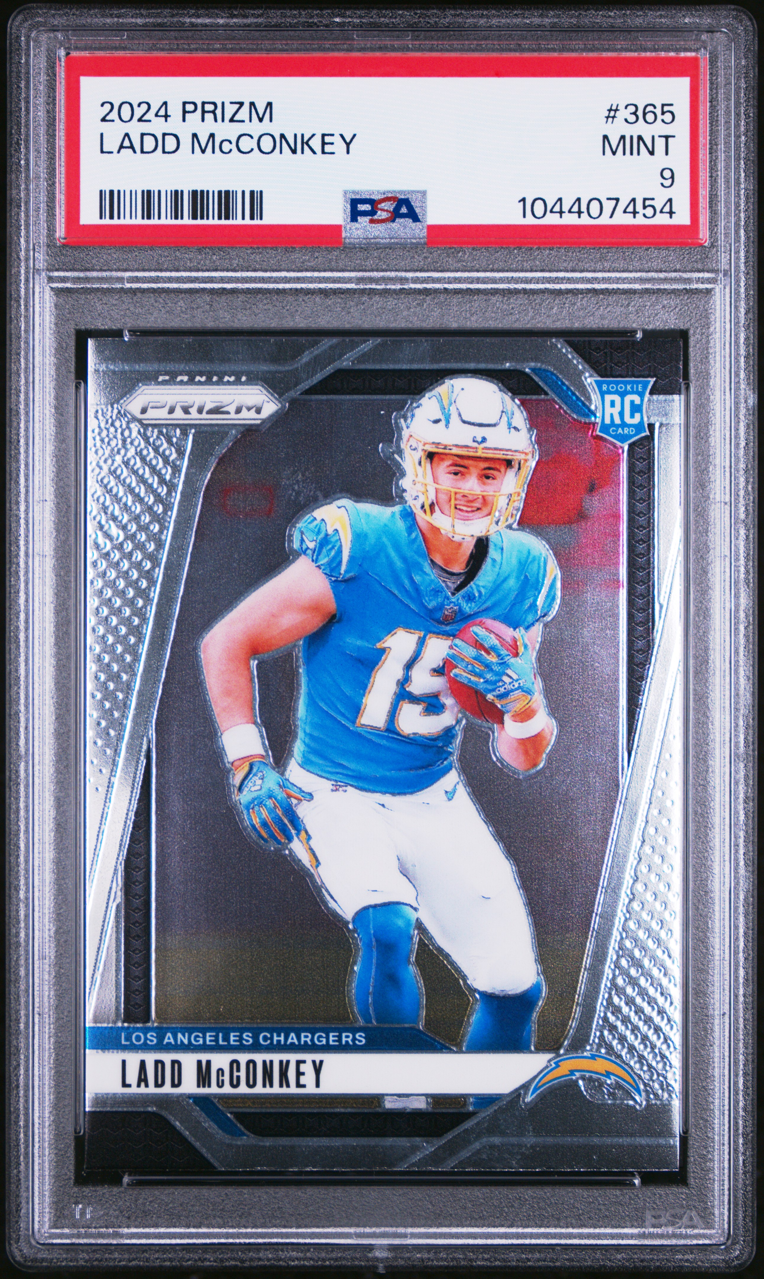 2024 Panini Prizm Ladd Mcconkey #365 Mint 9 front