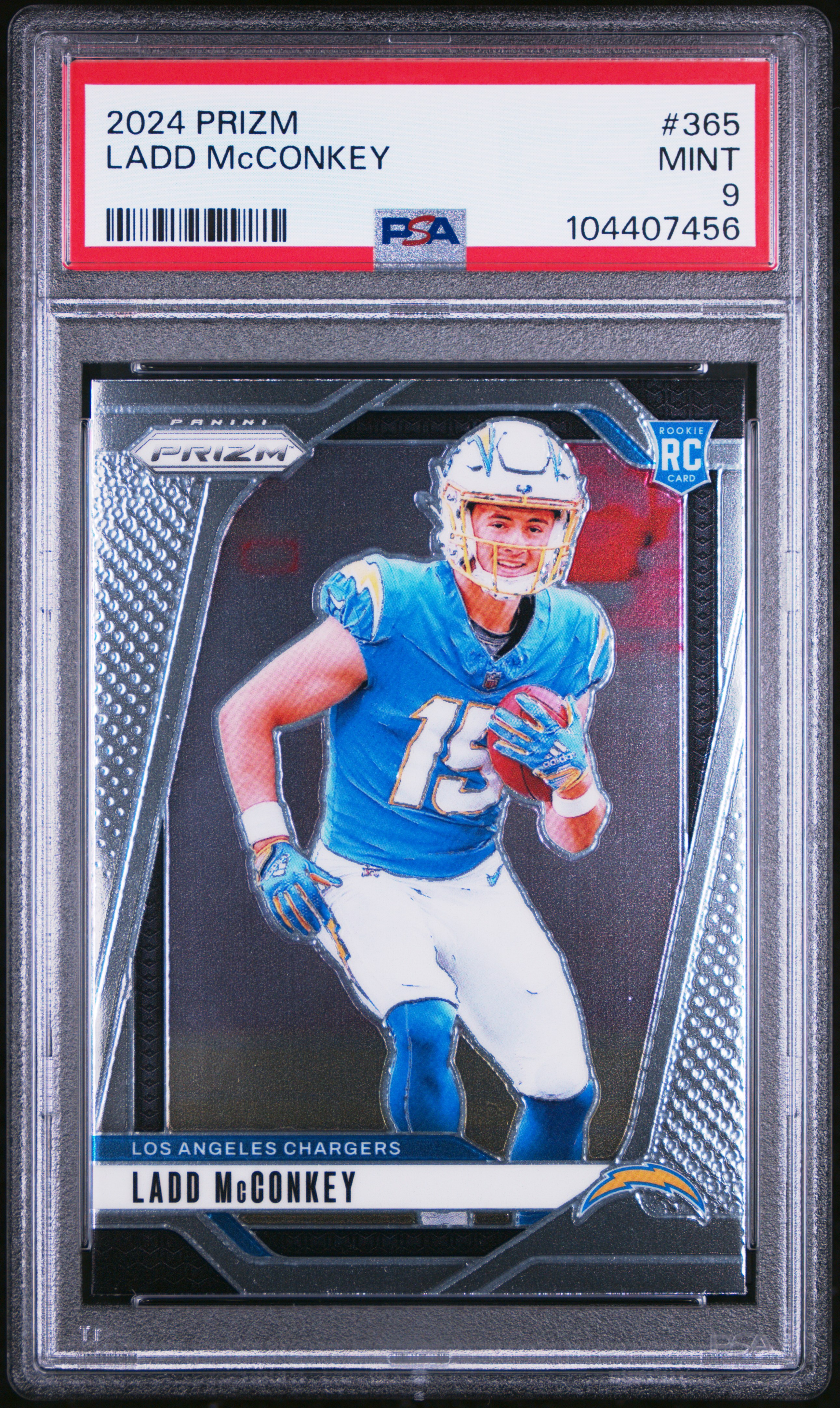2024 Panini Prizm Ladd Mcconkey #365 Mint 9 front