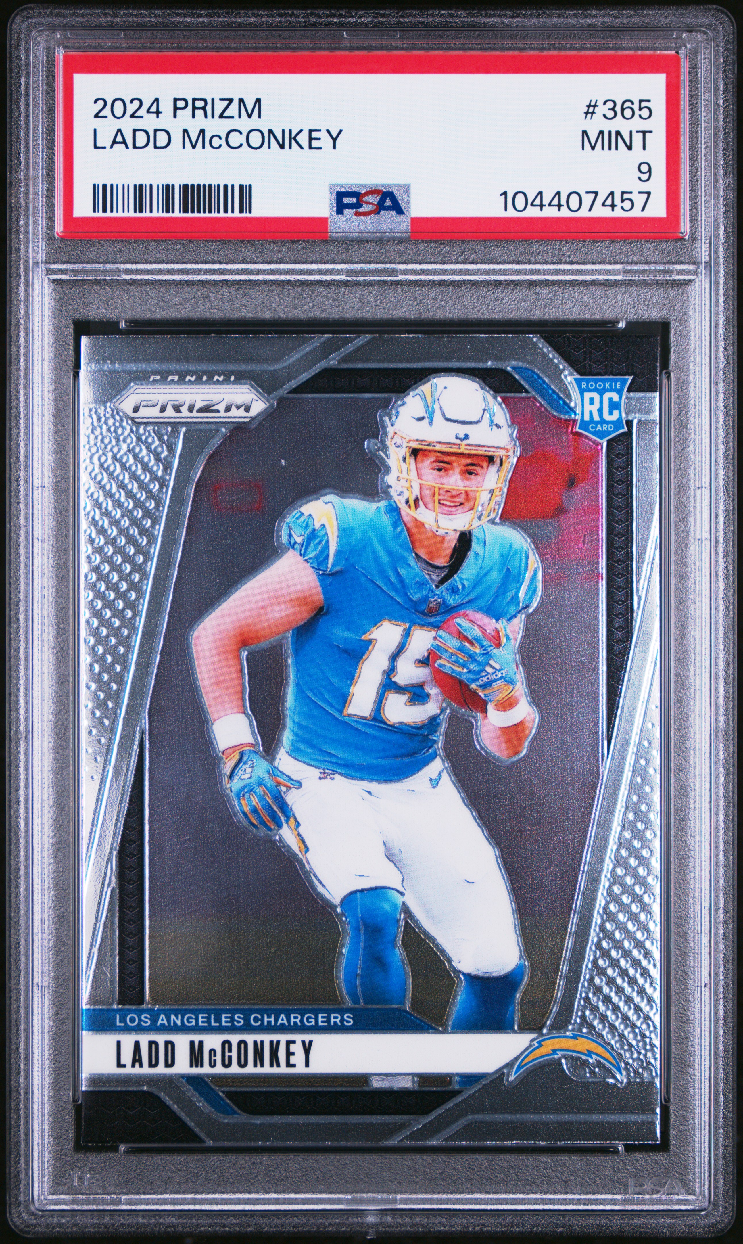 2024 Panini Prizm Ladd Mcconkey #365 Mint 9 front