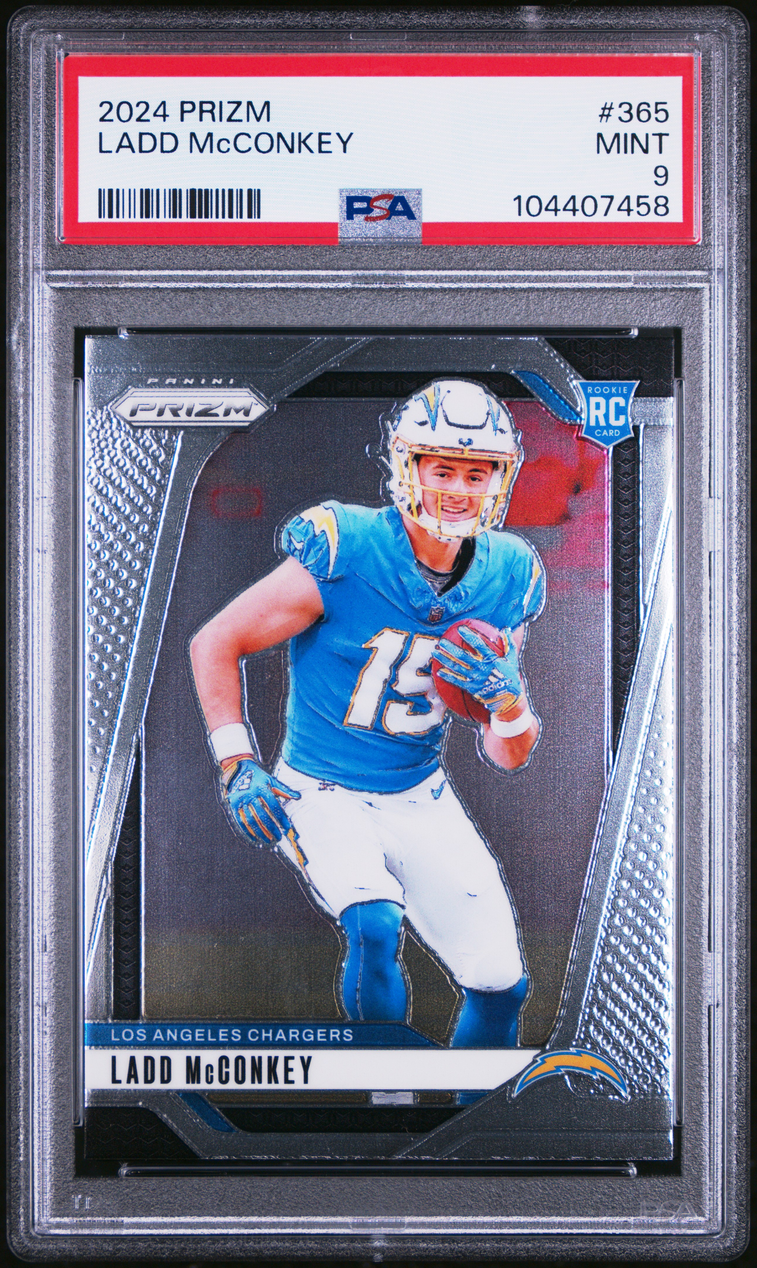 2024 Panini Prizm Ladd Mcconkey #365 Mint 9 front