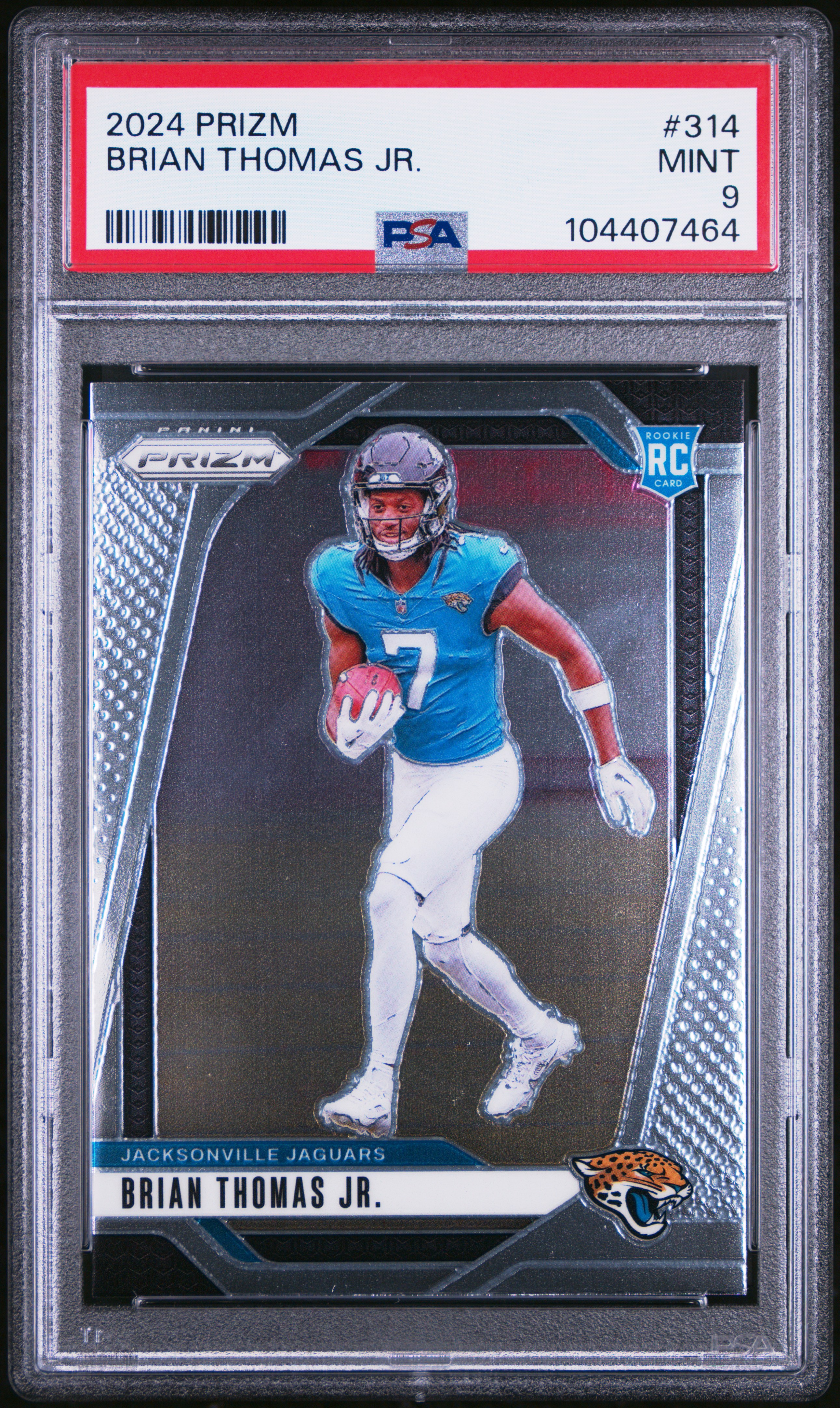 2024 Panini Prizm Brian Thomas Jr. #314 Mint 9 front