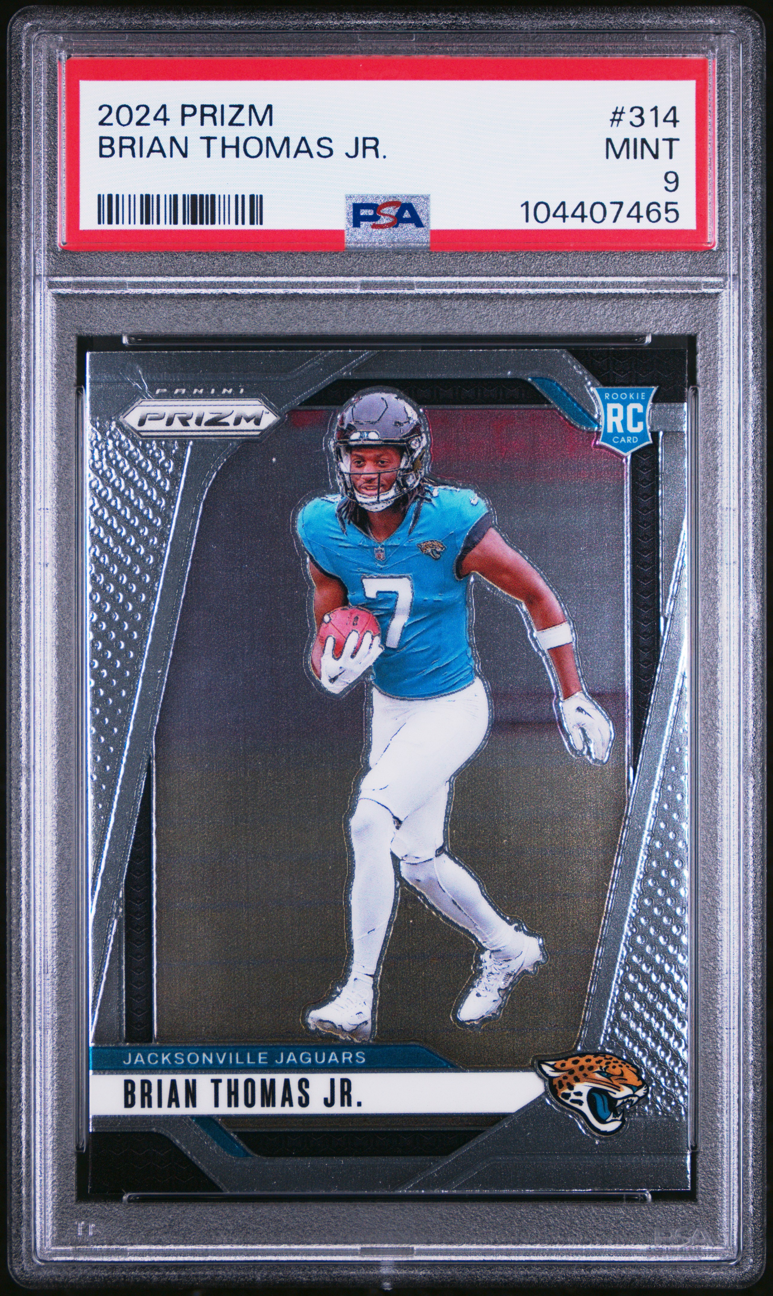 2024 Panini Prizm Brian Thomas Jr. #314 Mint 9 front