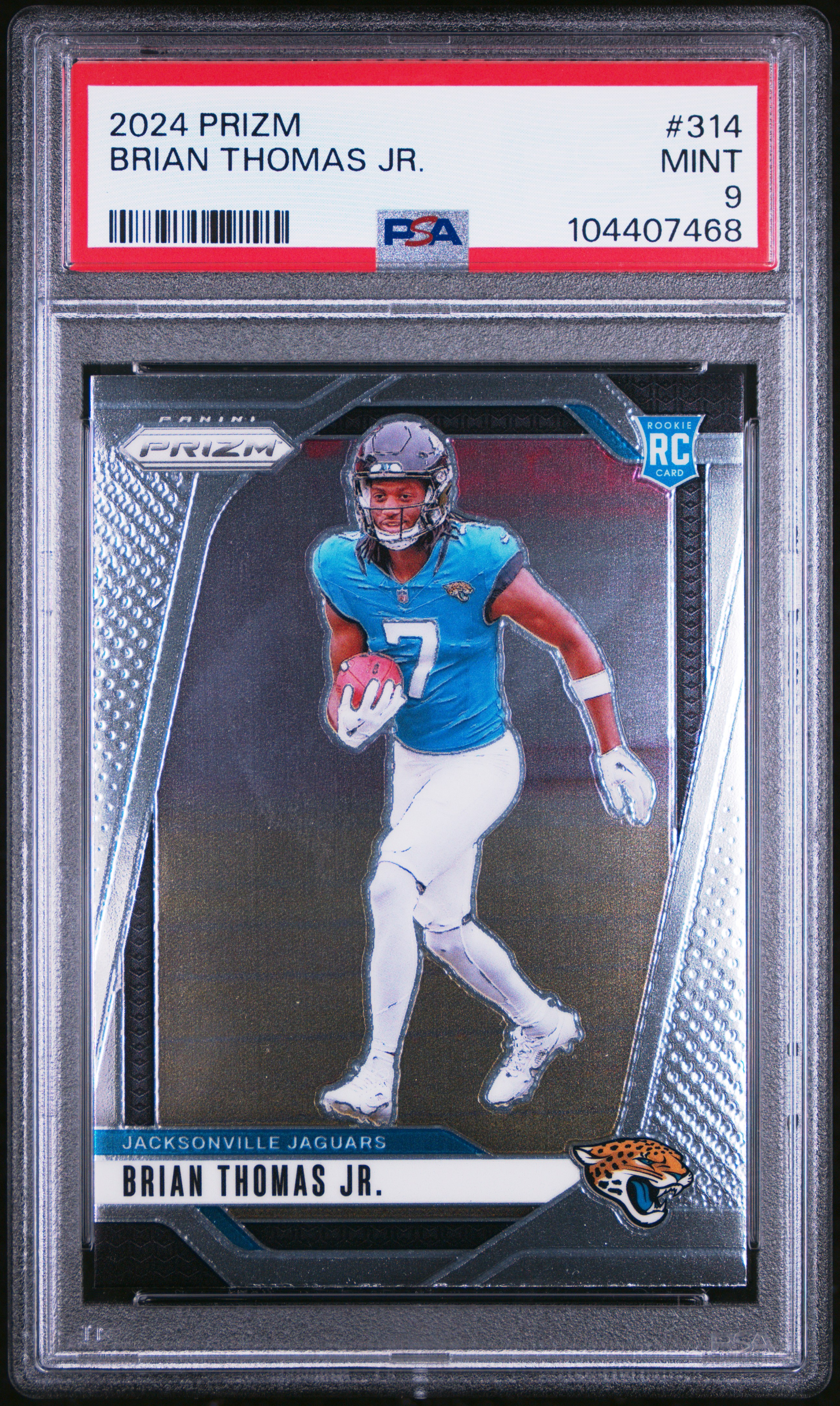 2024 Panini Prizm Brian Thomas Jr. #314 Mint 9 front