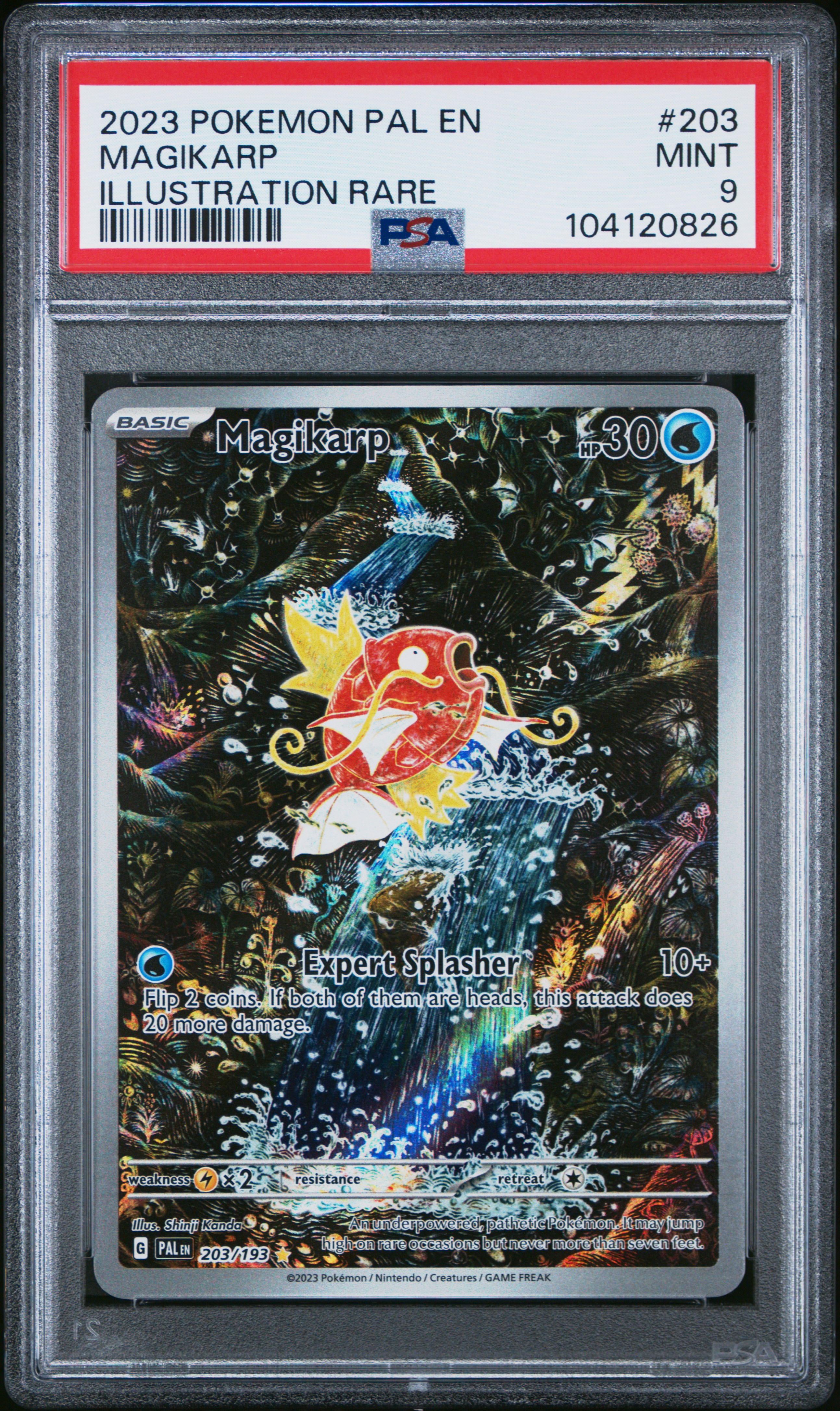 2023 Pokemon Pal En-Paldea Evolved Magikarp #203 (Illustration Rare) Mint 9 front