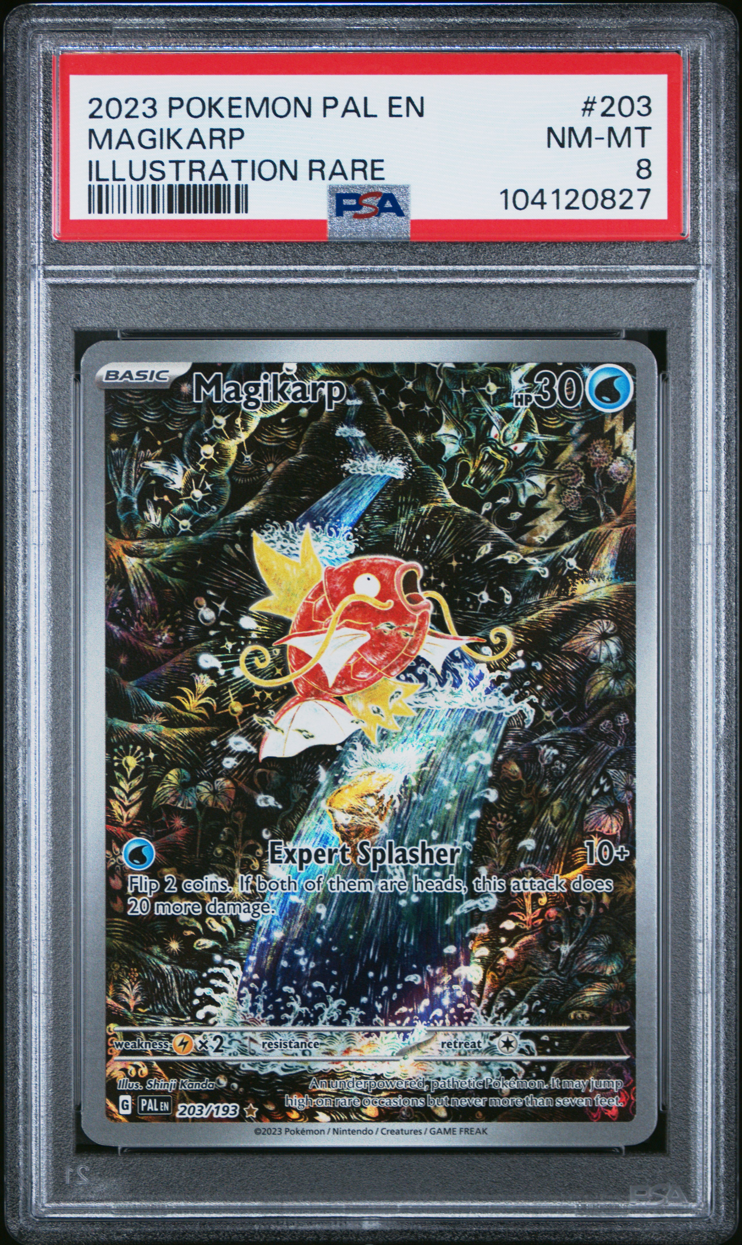 2023 Pokemon Pal En-Paldea Evolved Magikarp #203 (Illustration Rare) Nm-Mt 8 front