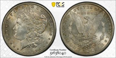 1889-S $1 MS63+