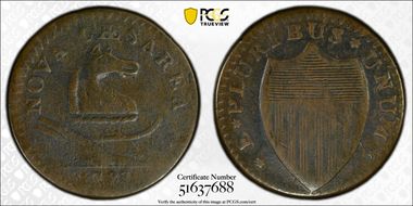 1787 NJ 1/2P Maris 45-d, Hypertrophic Ear VF25BN