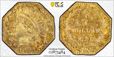 1873 G25C BG-793 MS64