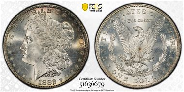 1882-S $1 MS67