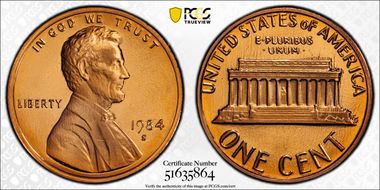 1984-S 1C PR69DCAM