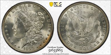 1887-O $1 MS65