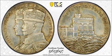 1935 Medal Eimer-2029b BHM-4249 Ag SP58