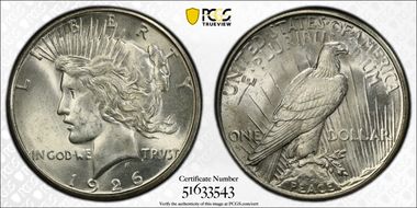 1926-S $1 MS64