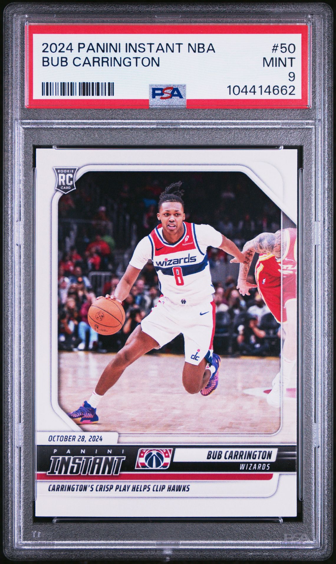 2024 Panini PANINI INSTANT NBA #50 Bub Carrington front