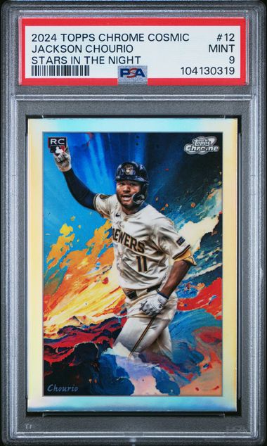 2024 Topps Chrome Jackson Chourio front