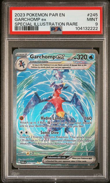 2023 Pokemon Par En-Paradox Rift Garchomp Ex #245 (Special Illustration Rare) Mint 9 front