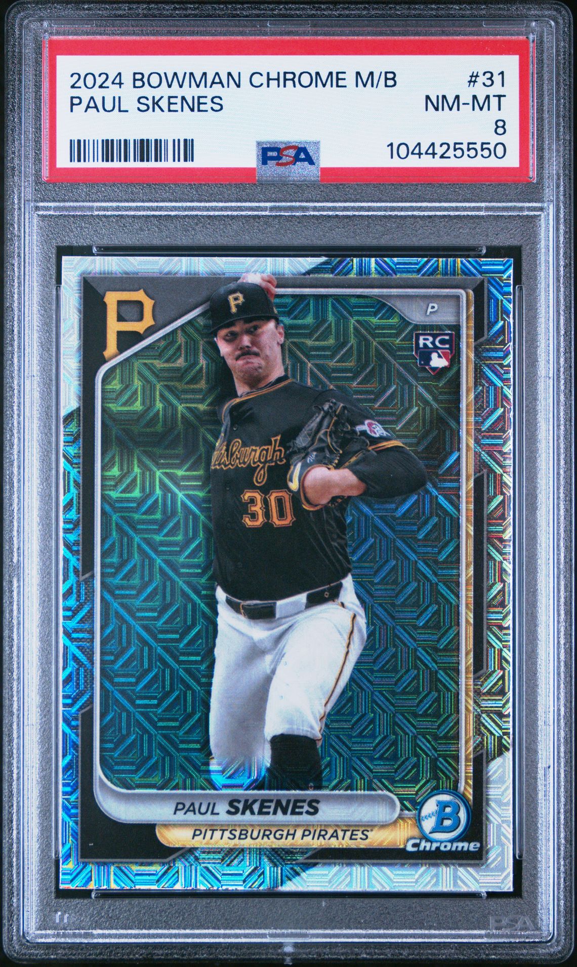 2024 Bowman Chrome Mega Box Paul Skenes #31 Nm-Mt 8 front