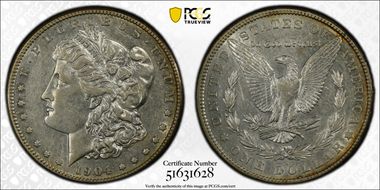 1904-S $1 AU50