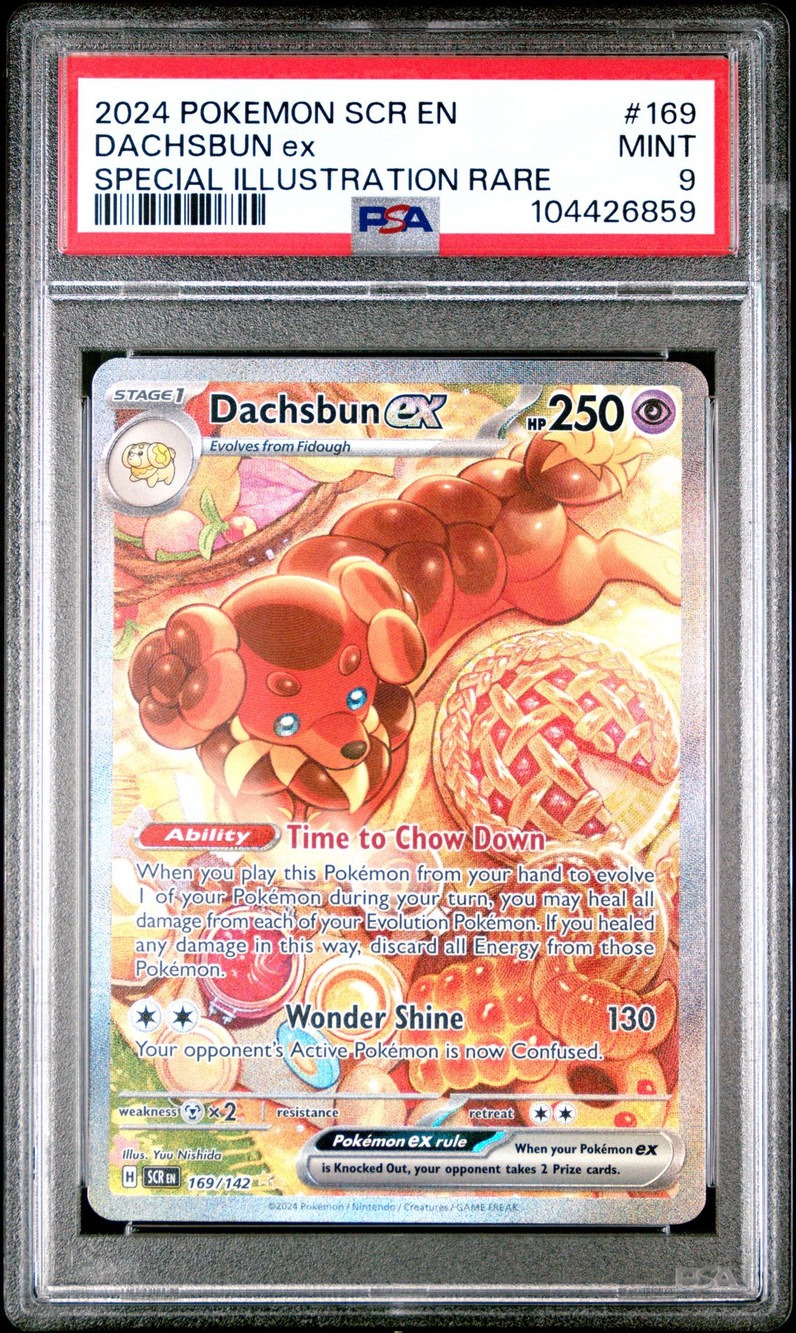 2024 Pokemon POKEMON SCR EN-STELLAR CROWN SPECIAL ILLUSTRATION RARE #169 Dachsbun Ex front