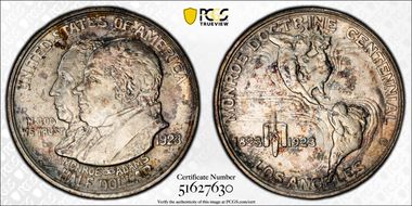 1923-S 50C Monroe MS63