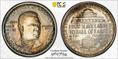 1946-S 50C Booker T. Washington MS64