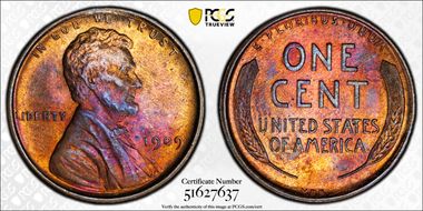 1909 VDB 1C MS63RB