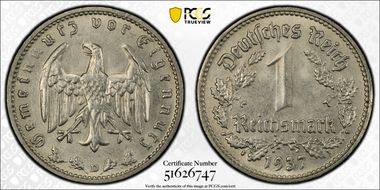 1937-D Mark J-354 MS63