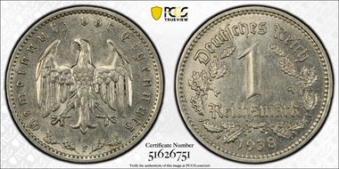 1938-F Mark J-354 AU58