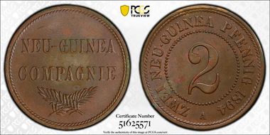 1894-A 2 Pfg KM-2 MS63BN
