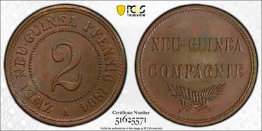 1894-A 2 Pfg KM-2 MS63BN