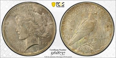 1927-D $1 AU55