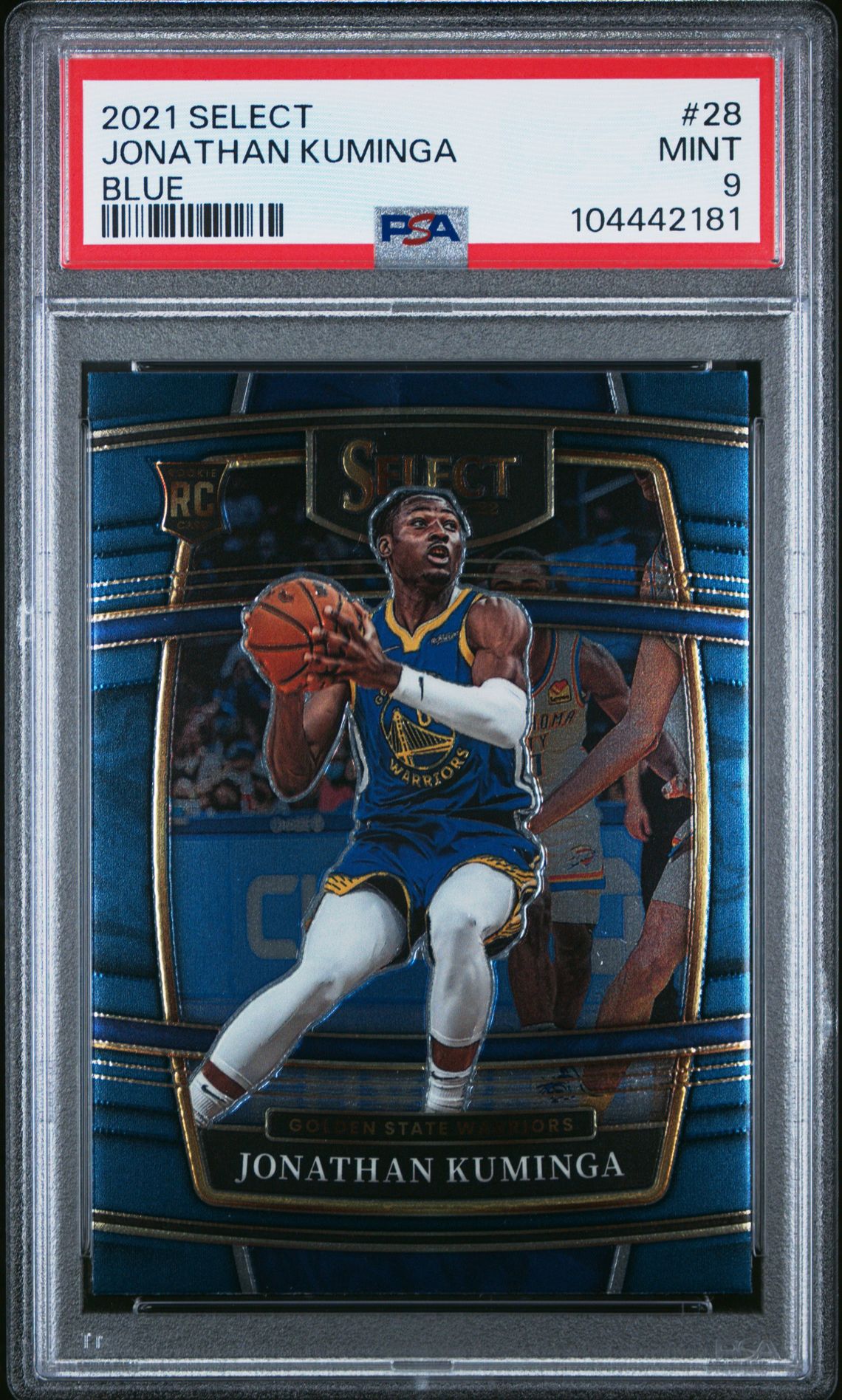2021 Panini PANINI SELECT Blue #28 Jonathan Kuminga front