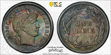 1905 10C MS64