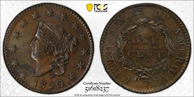 1820 1C N-13, Large Date N1BN
