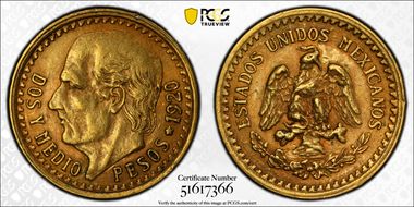 1920 2 1/2 P AU58
