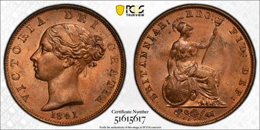 1841 1/2D S-3949 MS64RB