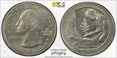 2020-W 25C Marsh-Billings-Rockefeller NP V75 AU58